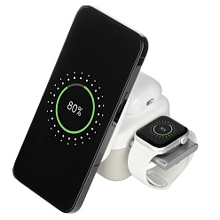Беспроводная зарядная станция 3в1 15W Куб (Cube Wireless Magnetic)