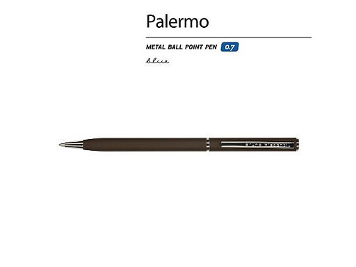 Ручка металлическая шариковая «Palermo», софт-тач