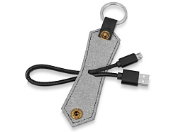 Кабель-брелок USB-MicroUSB «Pelle»
