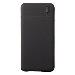 Универсальный аккумулятор Flash 10 (10000 мАч) с подсветкой и soft touch,синий,13,7х6,87х1,55 мм
