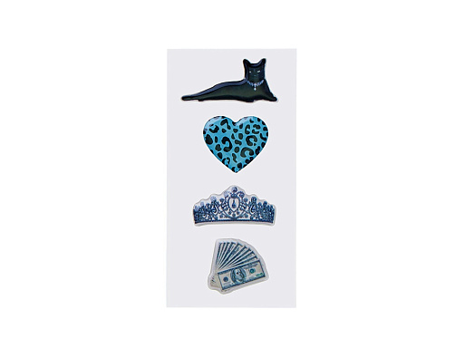 Стикер-открытка из эпоксидной смолы