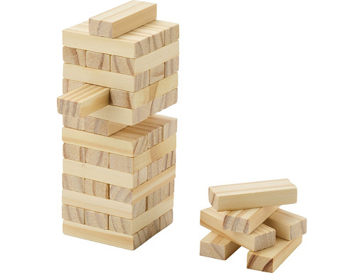 Деревянная игра «Jumble», натуральный