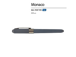 Ручка пластиковая шариковая «Monaco» софт-тач