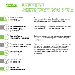 Внешний аккумулятор с функцией быстрой зарядки Формула (Formula) 10000 mAh