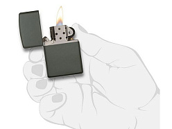 Зажигалка ZIPPO Classic с покрытием Green Matte