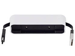 USB-хаб «Hubix» с коннектором 2-в-1 USB-C и USB-A, 2.0