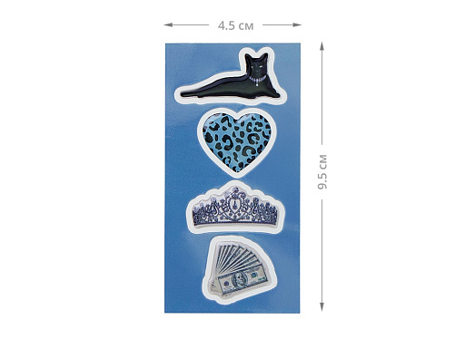 Стикер-открытка из эпоксидной смолы